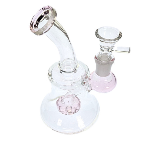 Mini Water Pipe w/ showerhead Perc 4.5"