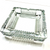 Square Glass Ashtray 7x7"