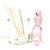 Pink Glass Cotton Swab Q-Tip Holder / Alcohol ISO Station 2.5"