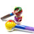 Sand Filled Colorful Activities Hand Pipe  4.5"