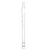 Solid and Slender Quartz Straw Nectar Collector 7"