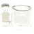 Clear Empty Belly ISO Glass Dab Station Cotton Swab Q-Tip Holder / Alcohol 2.75"x 3.5"