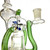 Waterwheel 9"x5" Glass Dab Rig Water Pipe (Assorted Colors)