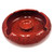 Red Ceramic Reactive Finish Ashtray 6.5"