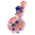 Cute Frog on Pink Pipe Gecko Pipe 4"- Assorted Color Frogs+