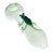 Green Lizard on White Pipe 4"
