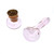 Pink Glass Pipe and Matching Jar Set 2.5"