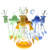 UFO Rocket Water Pipe 7" Assorted Color
