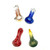 Mini Fumed 2.5" Hand Pipe 1 Count Assorted