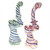 Making Me Dizzy 8" Bubbler Glass Pipe 1 Count Assorted