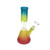 Rasta Rainbow Beaker with Simple Perc 8" Water Pipe 1 Count Rasta Rainbow Beaker with Simple Perc 8" Water Pipe 1 Count