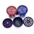Pentagon 4-Piece Aluminum Herb Grinder with Pollen Catcher & Screen – 1.75" (45mm)