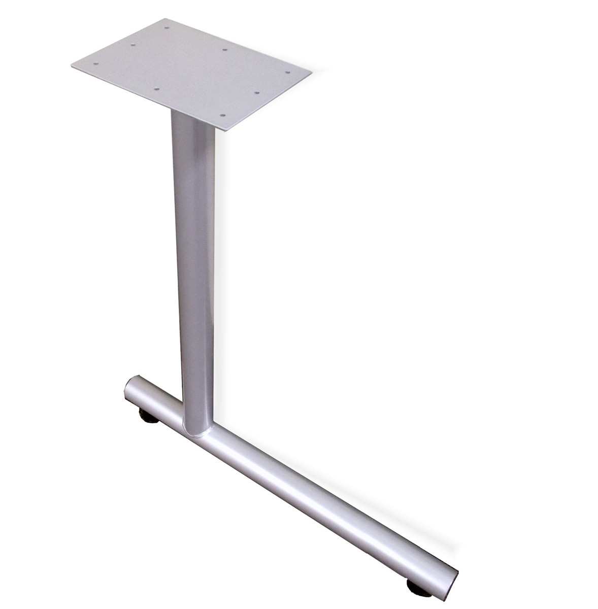 C-Shaped Metal Table Base with Adjustable Glides for 30