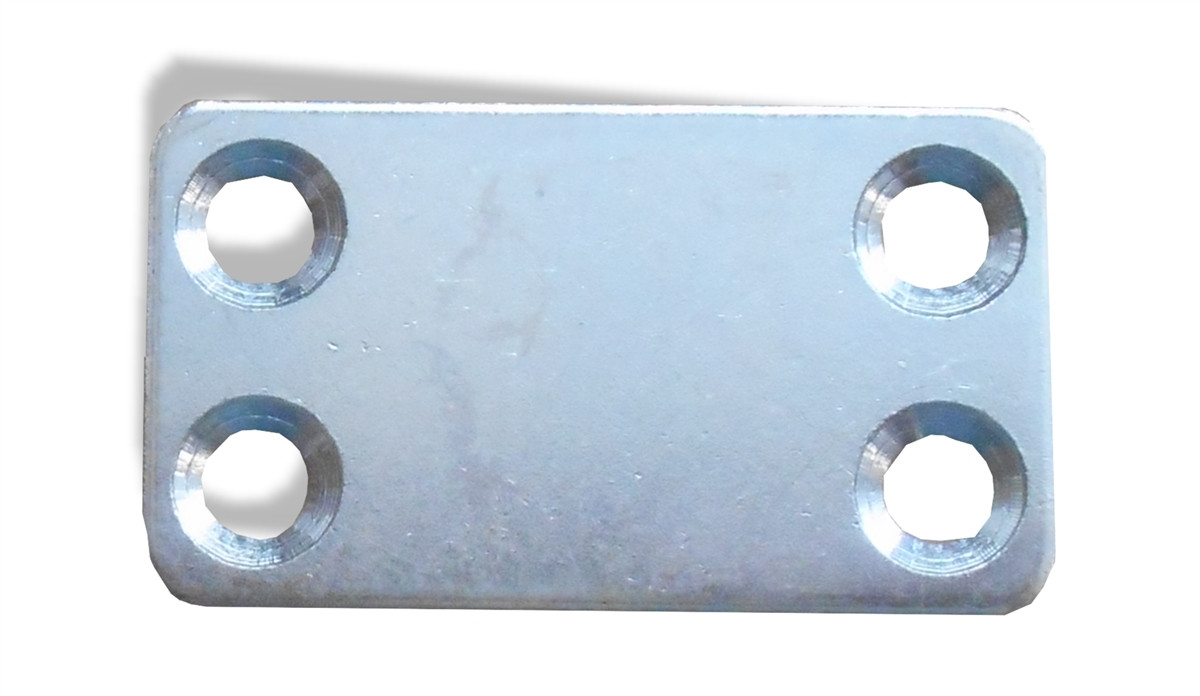 Flat mending plate for tops and worksurfaces 2