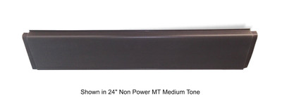 Raceway Cover, AO2, 24" Non-Powered Side Cover, Medium Tone