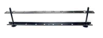 Metal Raceway Base for Flush Base AO Panel, 5 inch height 48L Black