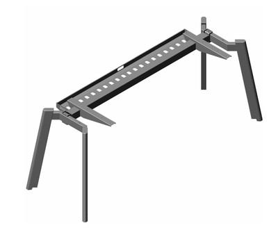 Easy Bench Single Side Starter Unit 24x72 White