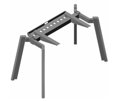 Easy Bench Single Side Starter Unit 24x48 Silver