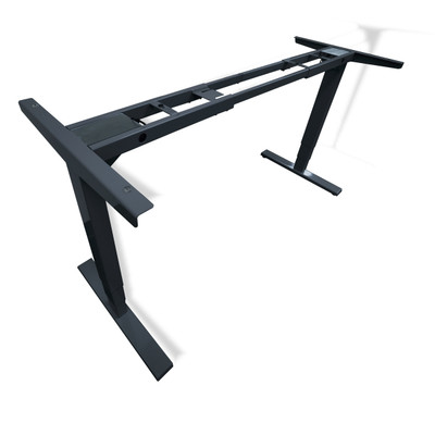 Powered Table Base Three Stage Two Motor, 44-72w Black