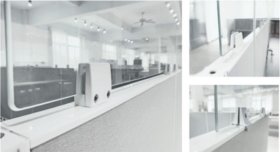 Glass UP Add on panel work top 18H x 42W Clear Acrylic