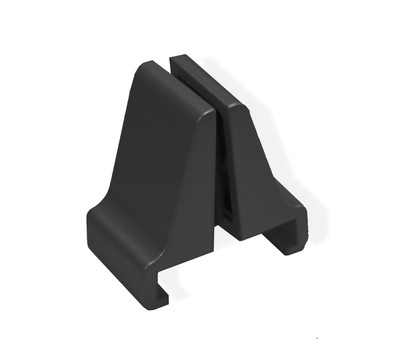 Glass Clamp AO Top Cap Mount BU Black