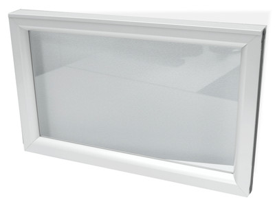Glass Stack Insert AO2 Panel 14H x 42W WH White