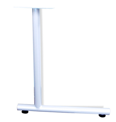 Table Leg C Type with Glides 30" D White
