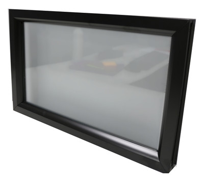 Glass Stack Insert AO2 Panel 14H x 48W BU Black Umber