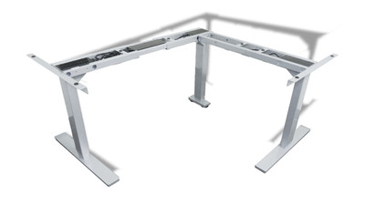 Powered Table Base Three Stage 3 Motor 90 degree White
