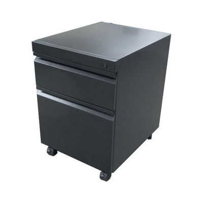 Pedestal Mobile Short 19" BF BU Black Umber