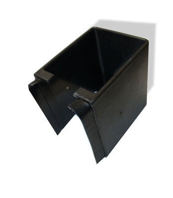 Power Pole, Bottom Trim Bezel with gasket Black Umber