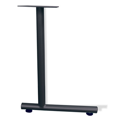 Table Leg C Type with Glides 24" D Black Umber