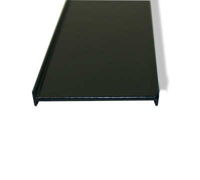 Panel Splice Plate, A02, BU Black Umber, Metal 30"