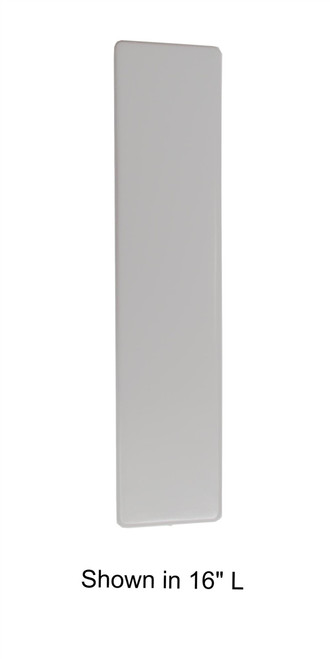 End Cap, Ethos, Step Down Metal, 16H, HF Innertone Light