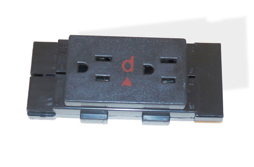 Duplex Receptacle Thin Base Panel 8 Wire 4 circuit D BU