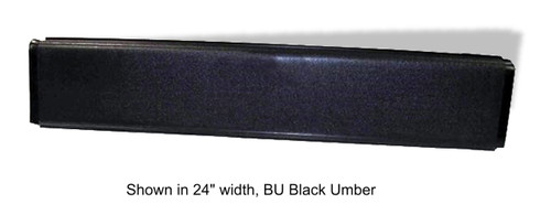 Raceway Cover AO2 24" Non-Powered Side Cover Black Umber