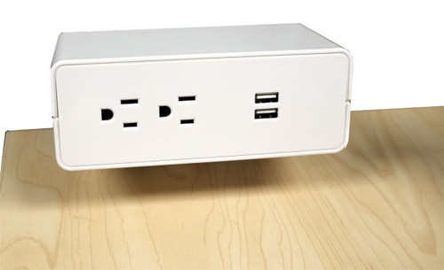 Power Module Duplex White Circuit A with USB A