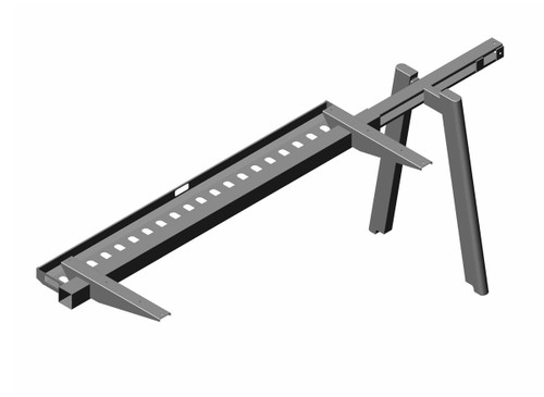 Easy Bench Single Side Addon Unit 24x72 Silver