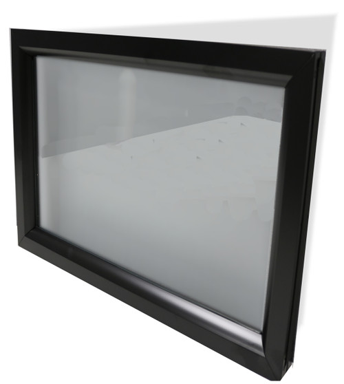 Glass Stack Insert AO2 Panel 18H x 60W BU Black Umber