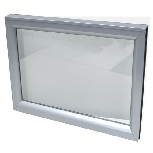 Glass Stack Insert AO2 Panel 18H x 48W SL Silver