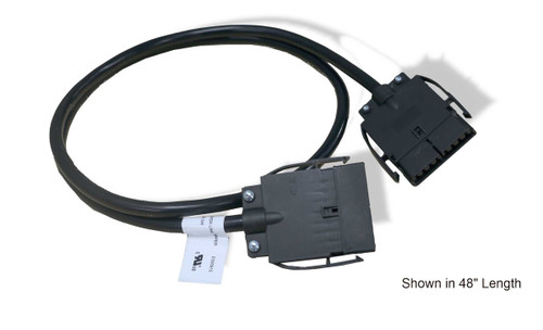 Power Jumper Extension 48" plug in single circuit for desking