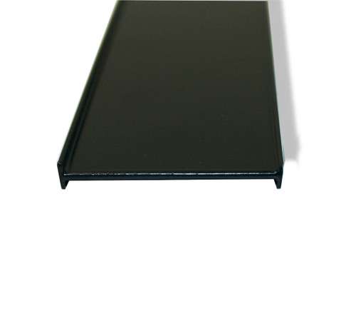 Panel Splice Plate, A02, BU Black Umber, Metal 24"