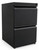 Pedestal Full Pull Support 20 Deep FF BU Black Umber