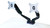 Monitor Arm OM-TBS-11 Dual VESA Mount Gas Spring Black