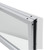 Glass Stack Insert AO2 Panel 14H x 42W WH White