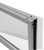 Glass Stack Insert AO2 Panel 14H x 30W SL Silver