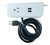 Under Top Power Module 1 Duplex 2 USB White