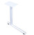 Table Leg C Type with Glides 30" D White
