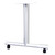 Table Leg T Type with Caster 30" D White