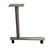 Table Leg C Type with Caster 30" D Medium Tone